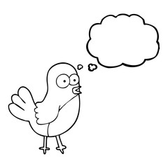 thought bubble cartoon robin