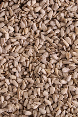 hulled sunflower seeds in dish