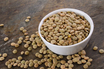 healthy green laird lentils