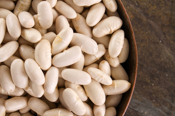 healthy dried cannelini beans