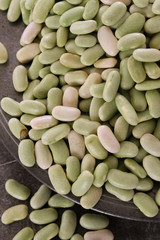 healthy dried flageolet beans