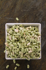 healthy dried flageolet beans