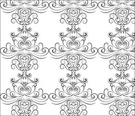Abstract graphic Classic Ornament pattern. Vector