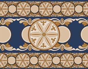 Ethnic abstract ornament pattern. Vector