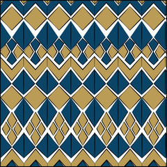 Ethnic abstract ornament pattern. Vector