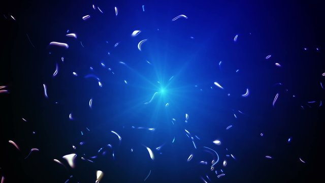 energy sun particle 4k