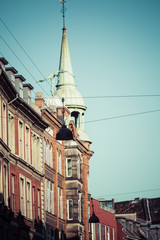 Obraz premium Traditional architecture in Copenhagen, Denmark.