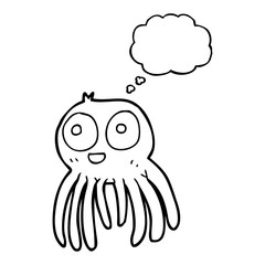 thought bubble cartoon spider
