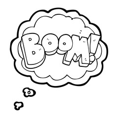 thought bubble cartoon boom