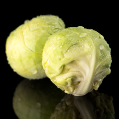 Fresh brussels sprouts