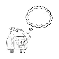 thought bubble cartoon smelly cow