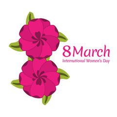 illustration of Happy Women's Day concept
