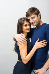 young couple in love