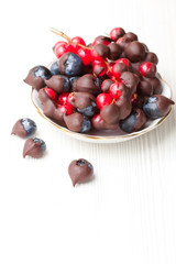 Gourmet chocolate covered berries