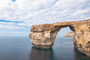 Azure window. Window on the sea.