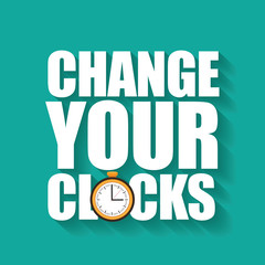 
Change your clocks message for Daylight Saving Time and travel to other time zones.