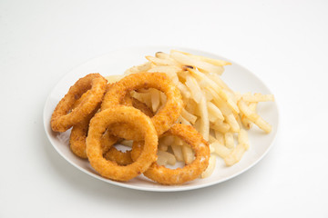 onion ring and french fries 2