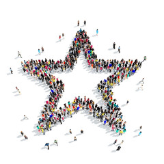  people shape  star