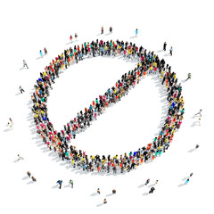 people  shape  prohibition sign