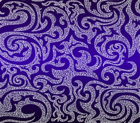 Beautiful abstract figured vector seamless pattern