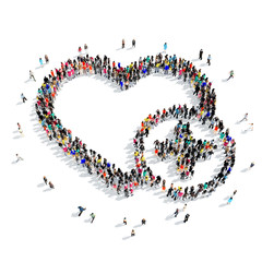  people  shape  heart