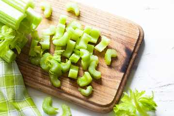 Chopped Celery stalks