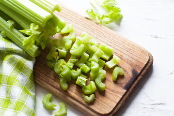 Chopped Celery stalks