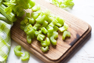 Chopped Celery stalks