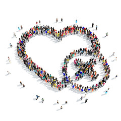  people  shape  heart