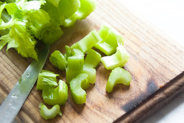 Chopped Celery stalks