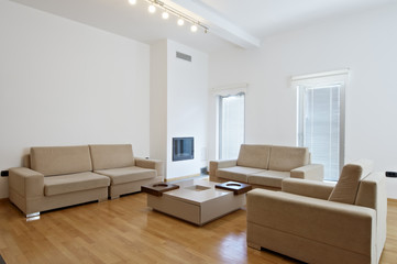 Interior of a luxury living room