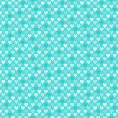 Seamless pattern background with hearts