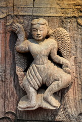 Little sculpture in Shwenandaw Kyaung Temple Myanmar