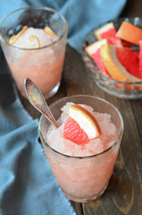 Grapefruit Granita, Frozen Dessert