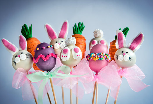 Sweet Easter cake pops