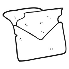 black and white cartoon open letter