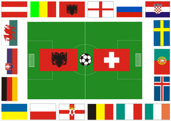 Fußball in Frankreich 2016 - Gruppenspiel
ALBANIEN - SCHWEIZ