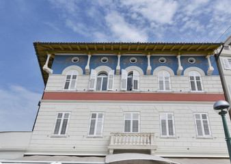 old architecture in Piran, Slovenia