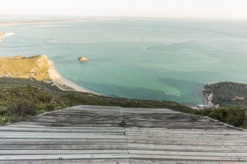 Boardwalk heading to the ocean??
