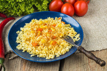
rice with vegetables