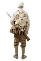  french mountain infantry soldier during the Second World War