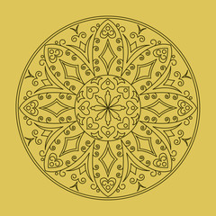 Vector colorful mandala.