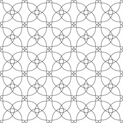 Fototapeta premium Geometric pattern in back and white.