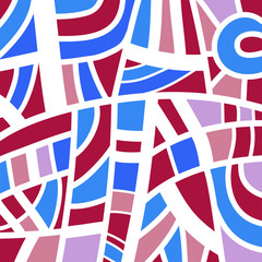 Abstract background design in blue and red