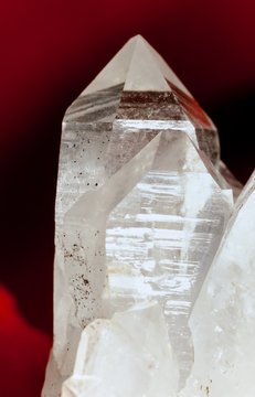 Quartz rock crystal April birthstone