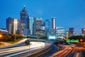Zelfklevend Fotobehang Downtown Atlanta, Georgia © andreykr