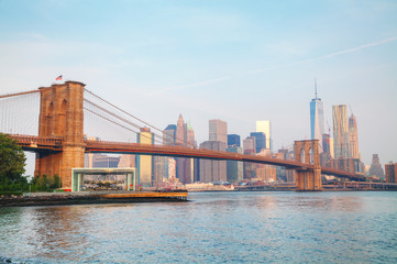 Fototapeta na wymiar Lower Manhattan cityscape
