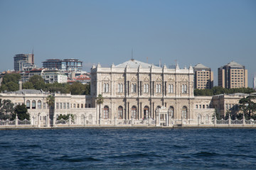 Fototapeta na wymiar Dolmabahce Palace in Besiktas, Istanbul City, Turkey