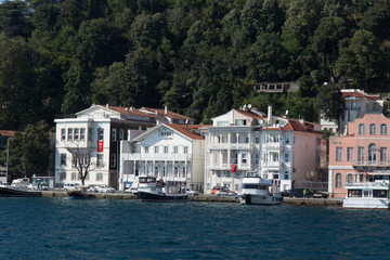 Buildings in Bosphorus Strait