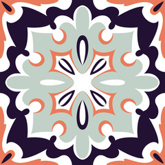 Beautiful ornamental tile background.